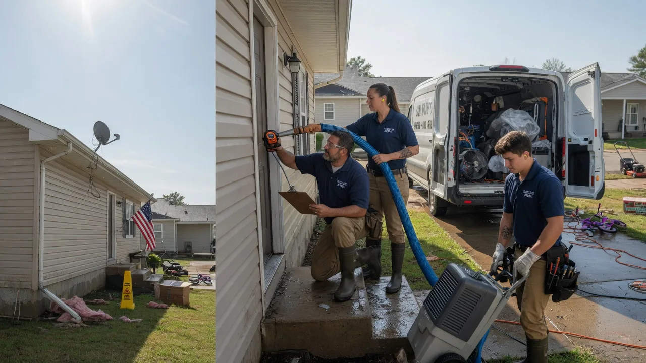 Ceiling Water Damage Restoration in Lyndora, PA near me